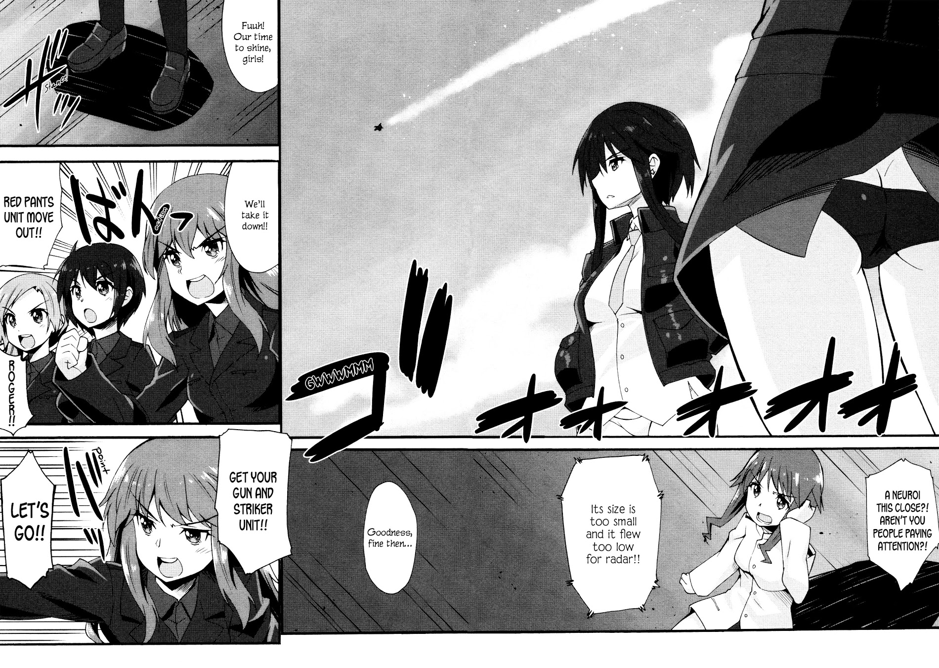 Strike Witches - Kurenai No Majotachi - Vol.1 Chapter 3 : Don (Middle Part)