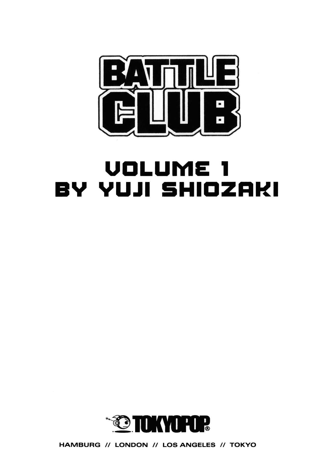 Battle Club - Chapter 1