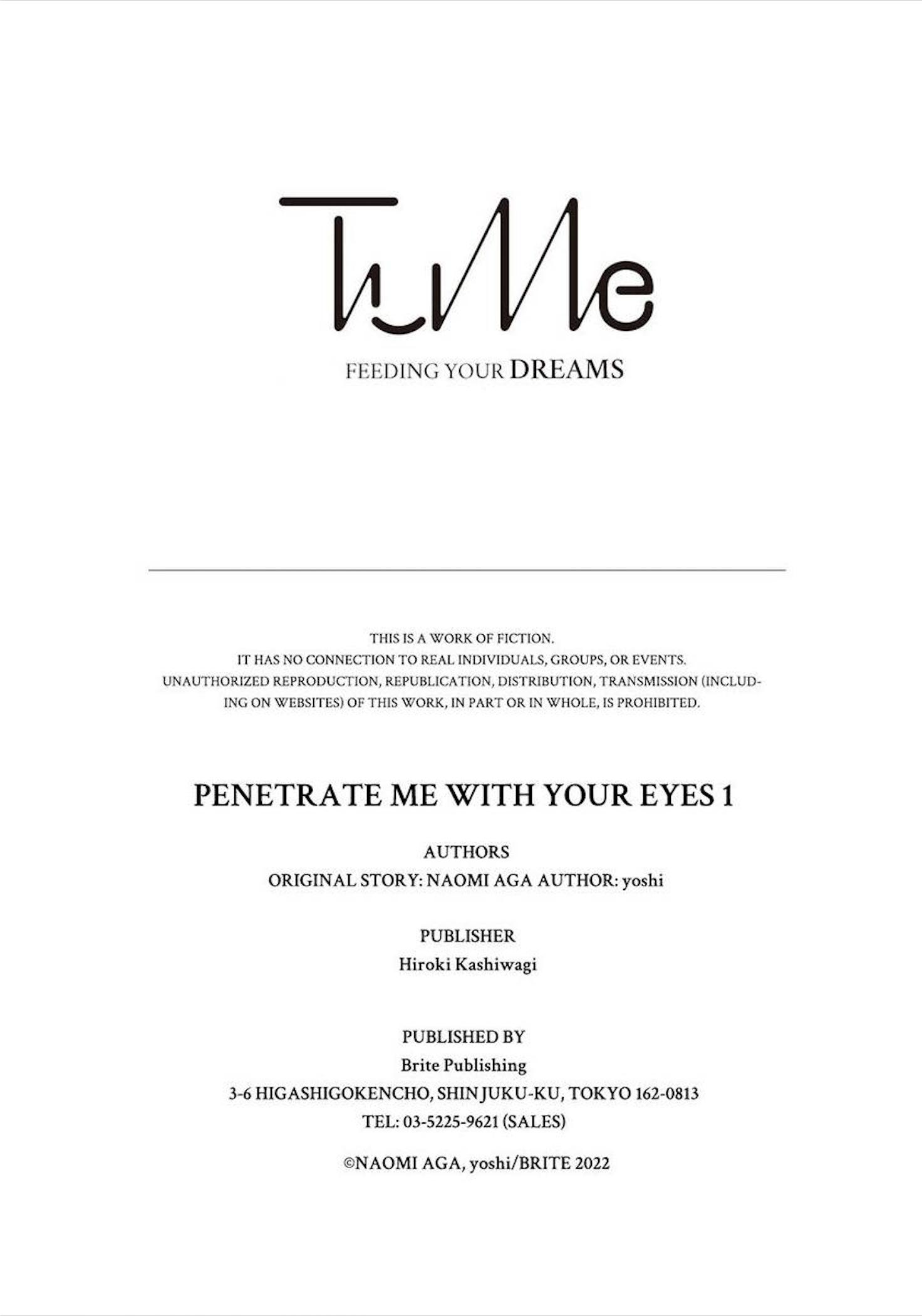 Penetrate Me With Your Eyes - Chapter 1