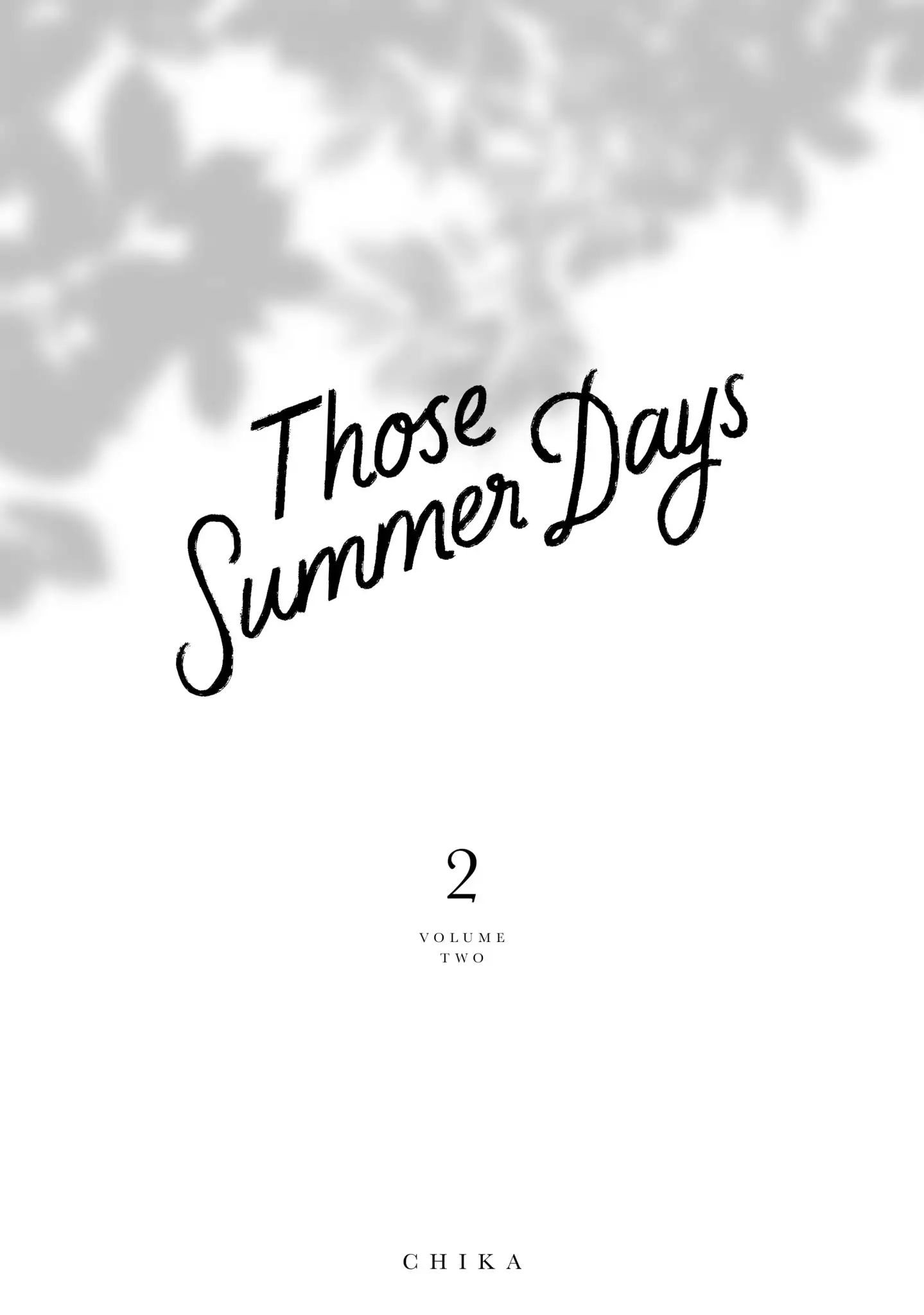 Those Summer Days - Vol.2 Chapter 5