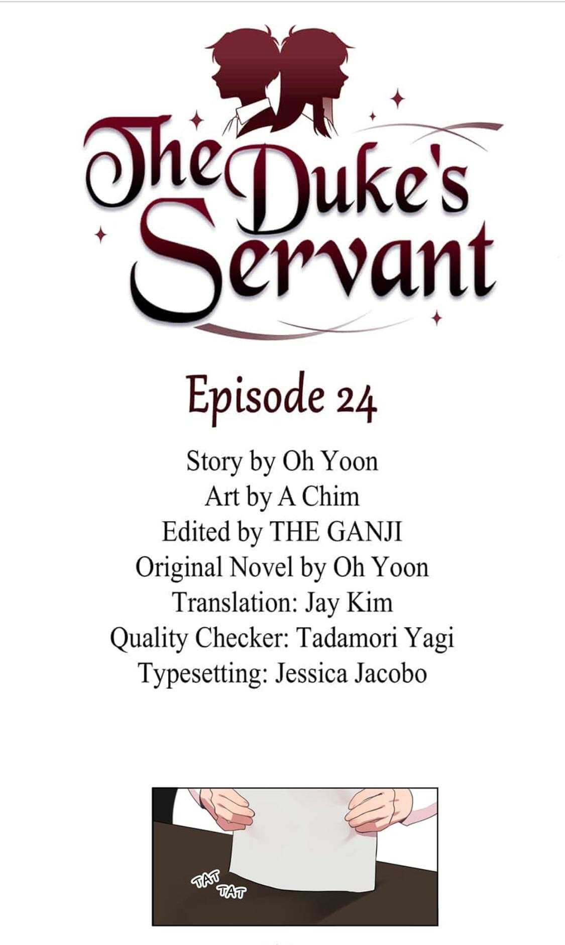 The Duke’s Servant - Chapter 24