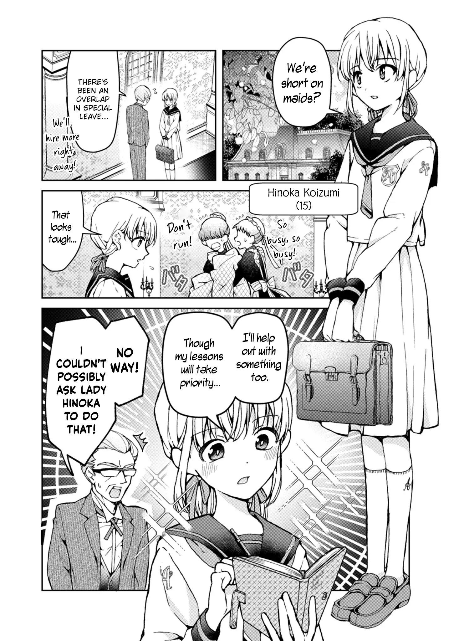 My Goddess Spurs Me On - Vol.1 Chapter 2: Minozuki-San Is A Former Maid