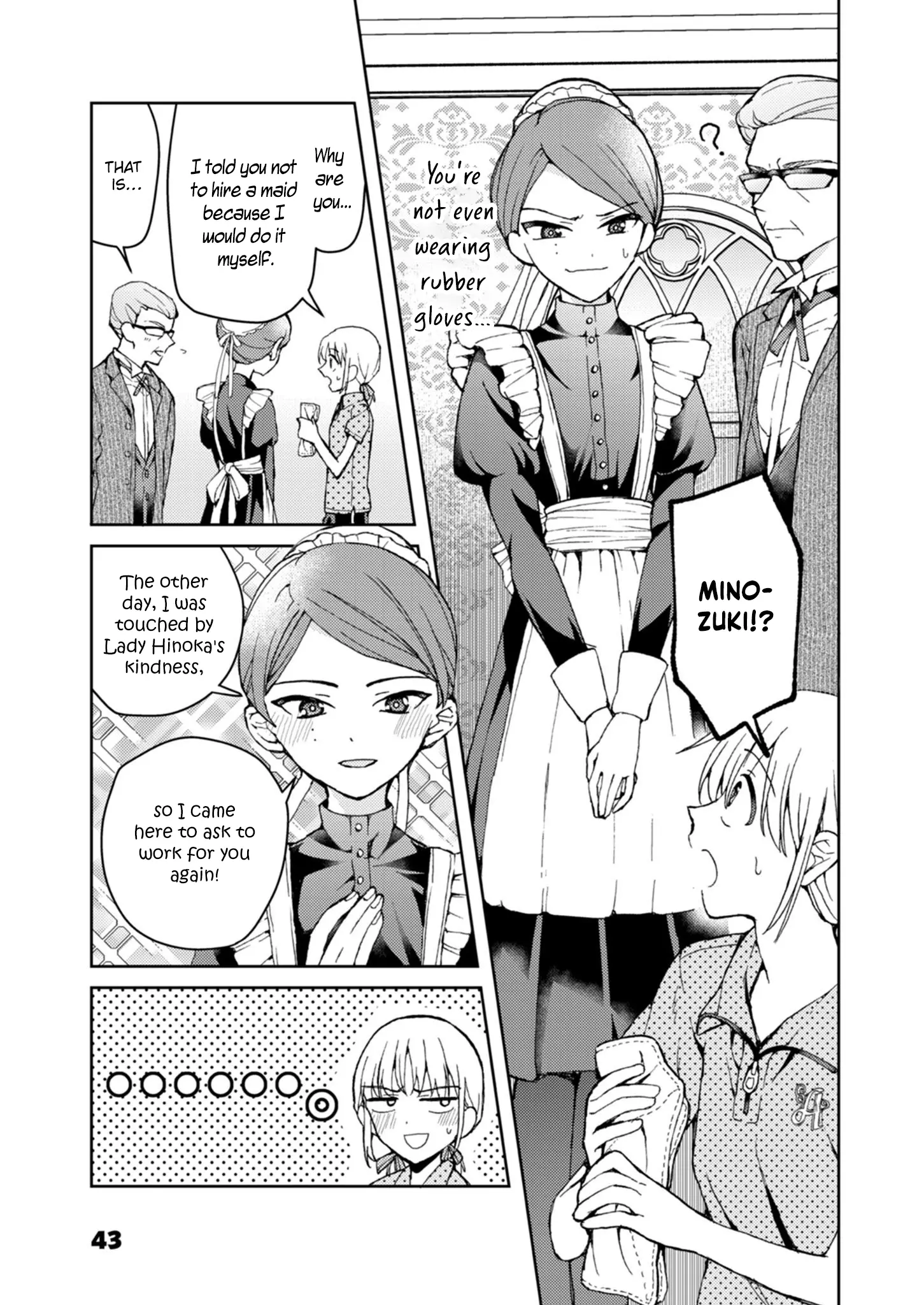 My Goddess Spurs Me On - Vol.1 Chapter 2: Minozuki-San Is A Former Maid