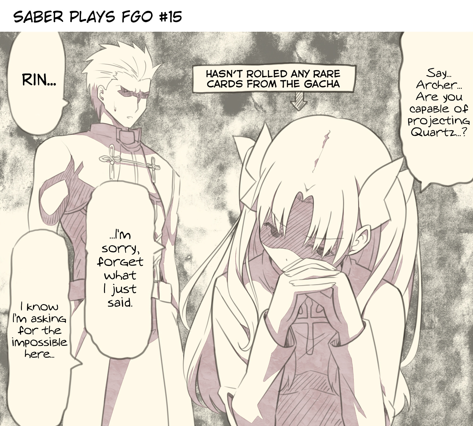 Saber Plays Fate/Grand Order - Chapter 15: Desperation