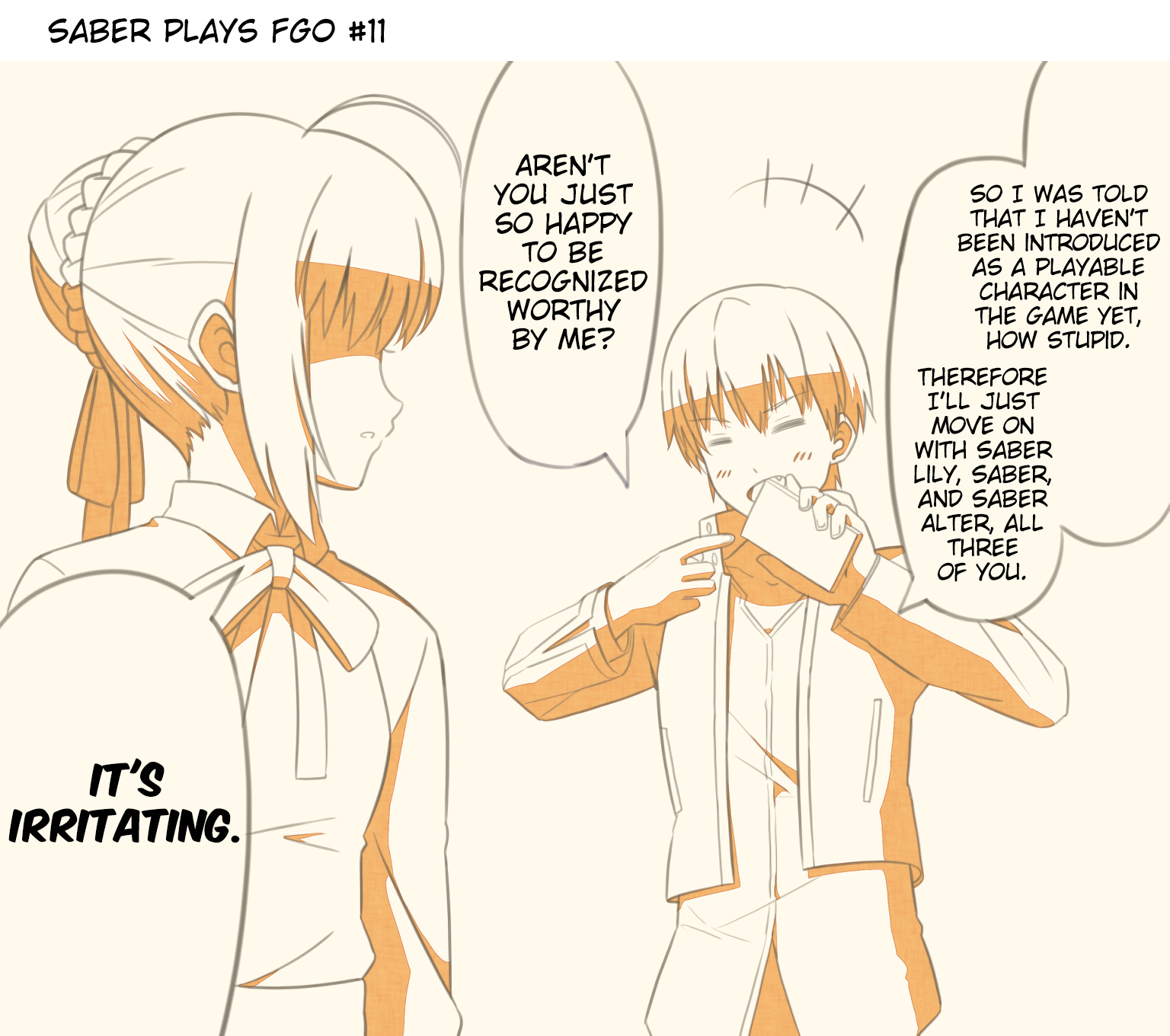 Saber Plays Fate/Grand Order - Chapter 11: Collect Them All!