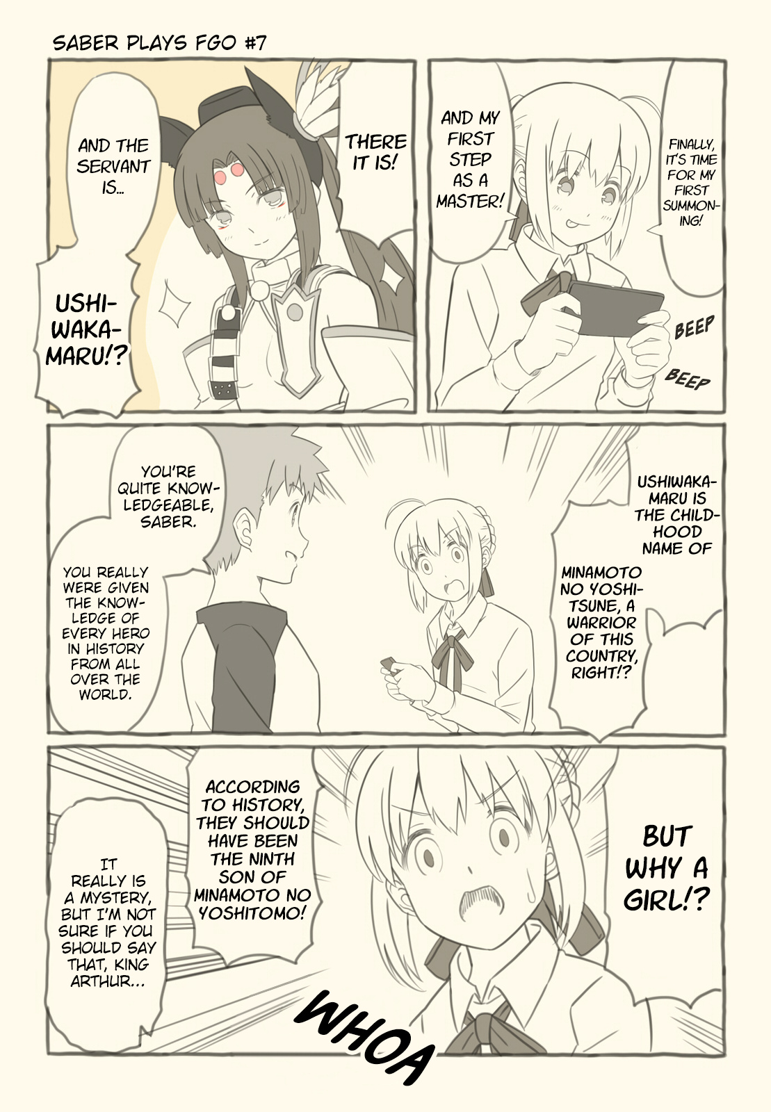 Saber Plays Fate/Grand Order - Chapter 7: Genderbender