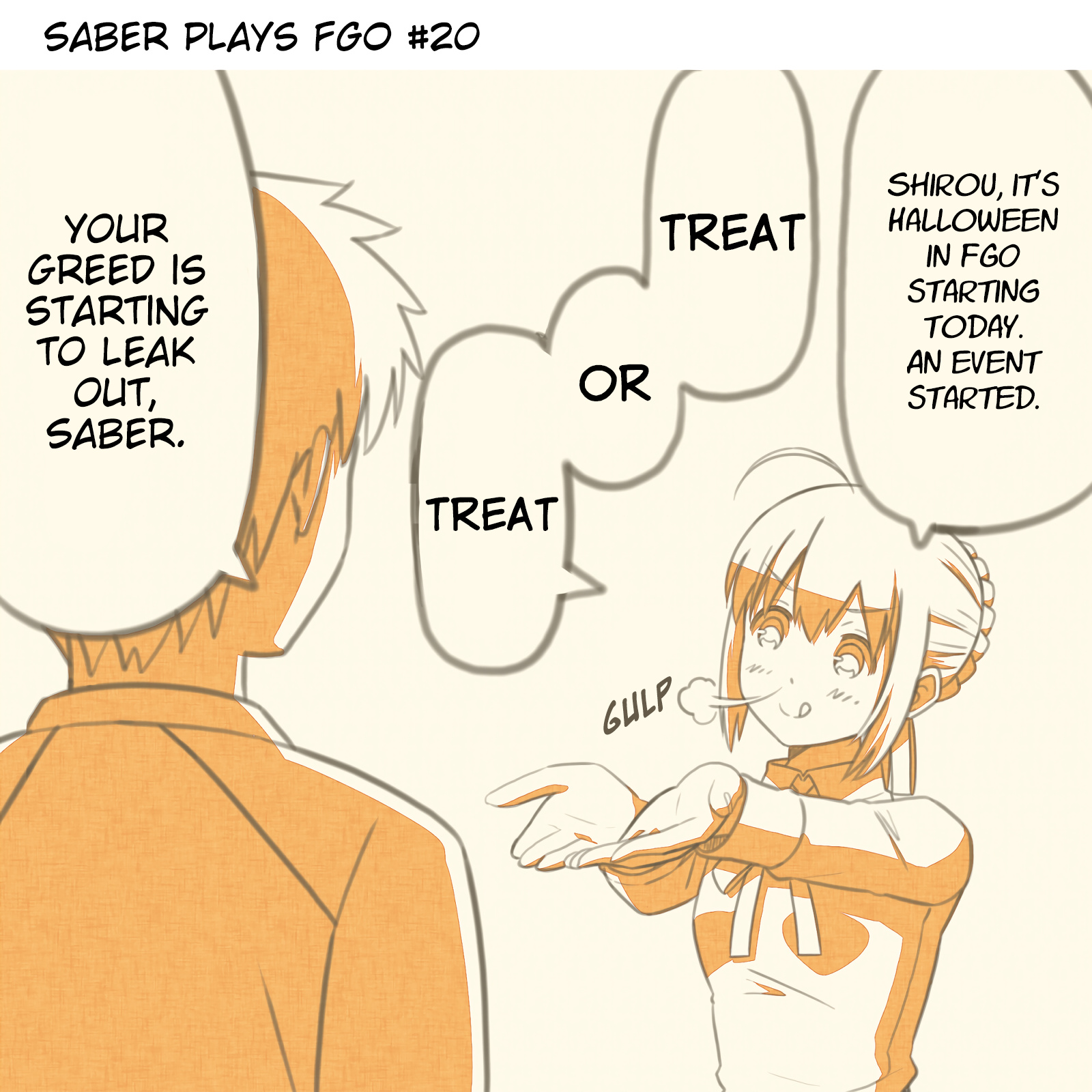 Saber Plays Fate/Grand Order - Chapter 20: Greedy Saber