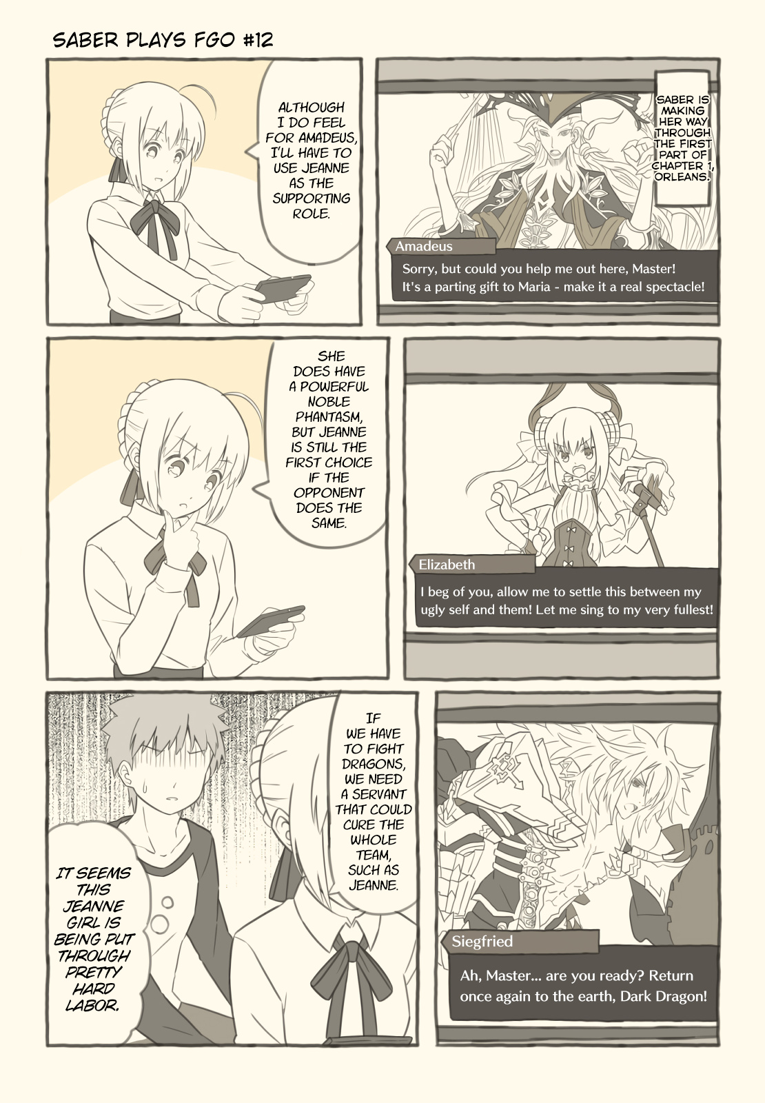 Saber Plays Fate/Grand Order - Chapter 12: Saintly Burden