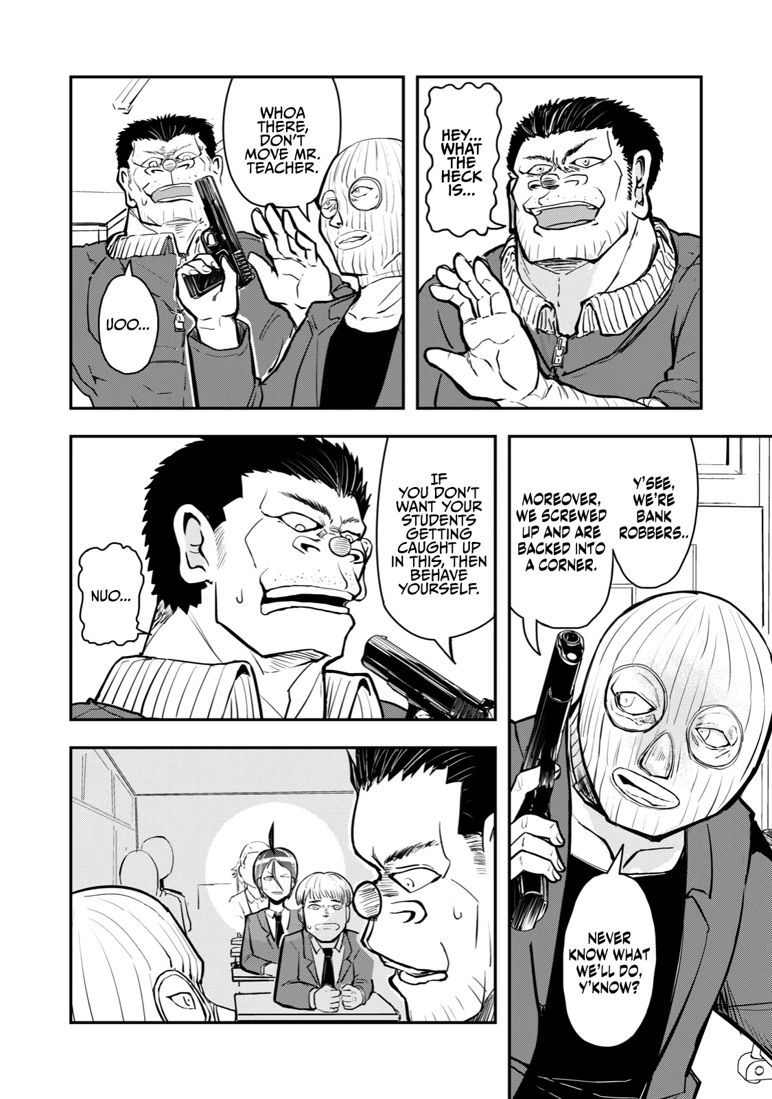 A Manga About The Kind Of Pe Teacher Who Dies At The Start Of A School Horror Movie - Chapter 50: The Type Of Manga That Seems To Be Ending When The Main Character Says They're Going To America Pt. 2