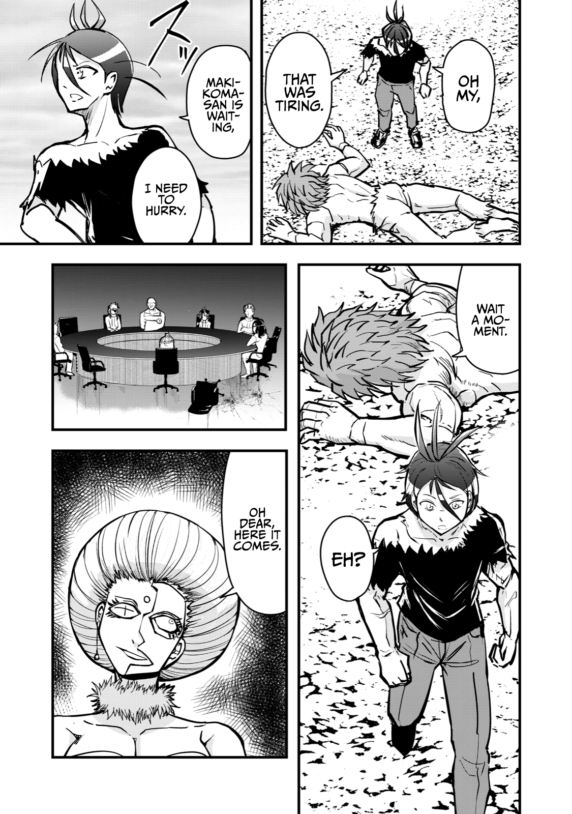 A Manga About The Kind Of Pe Teacher Who Dies At The Start Of A School Horror Movie - Chapter 60: A Summarized Shounen Battle Manga