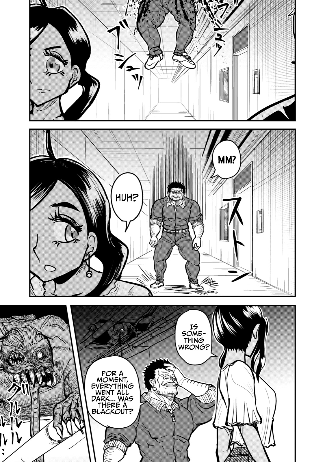 A Manga About The Kind Of Pe Teacher Who Dies At The Start Of A School Horror Movie - Chapter 62: The Type Of Pe Teacher To Suddenly Be Pulled Into The Ceiling By A Monster While Walking At The Rear Of A Group During A Panic