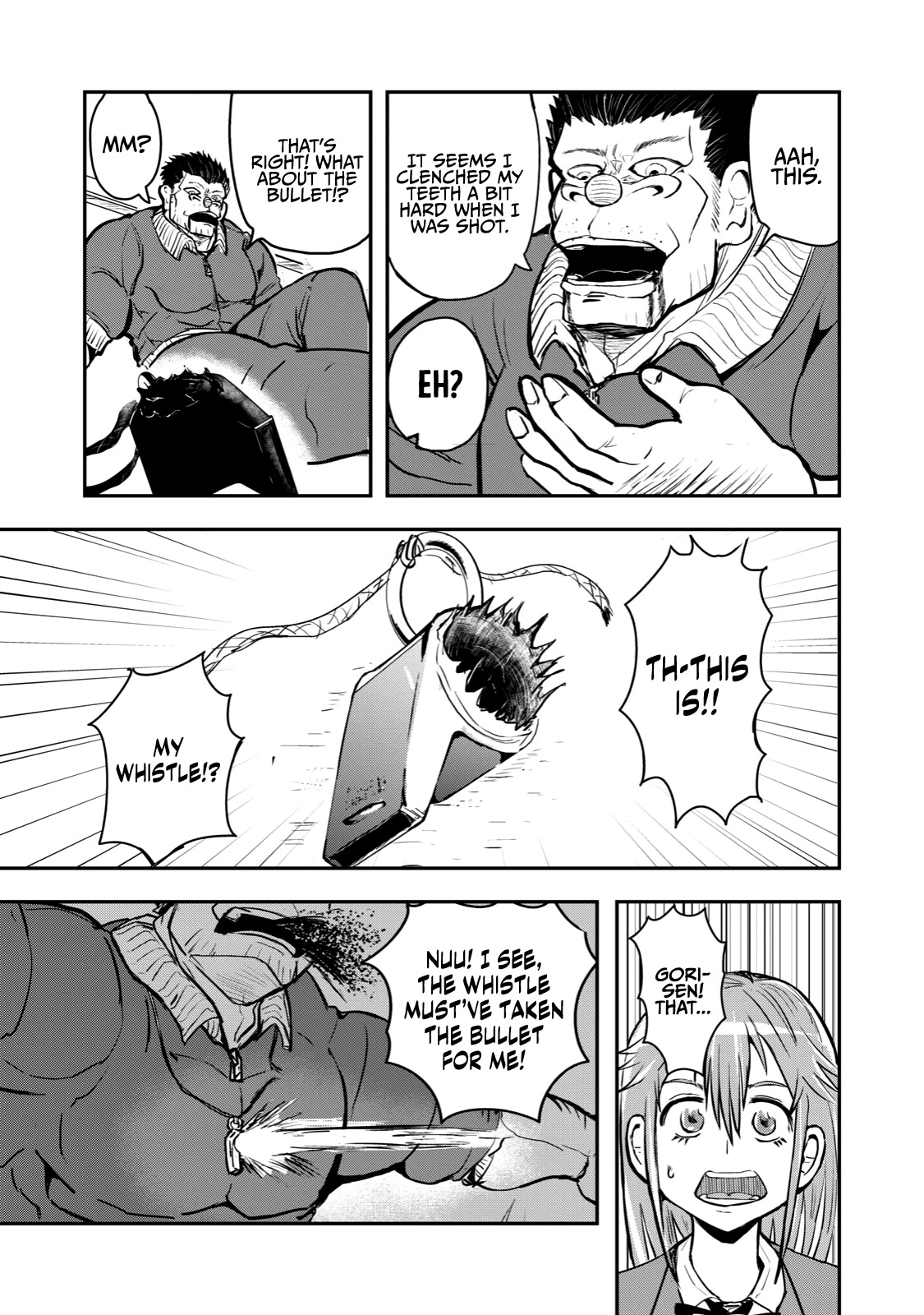 A Manga About The Kind Of Pe Teacher Who Dies At The Start Of A School Horror Movie - Chapter 51: The Type Of Pe Teacher To Think He Has Been Shot, But Was Saved By Something He's Wearing