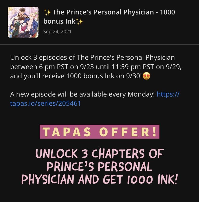 The Prince’s Personal Physician - Chapter 7