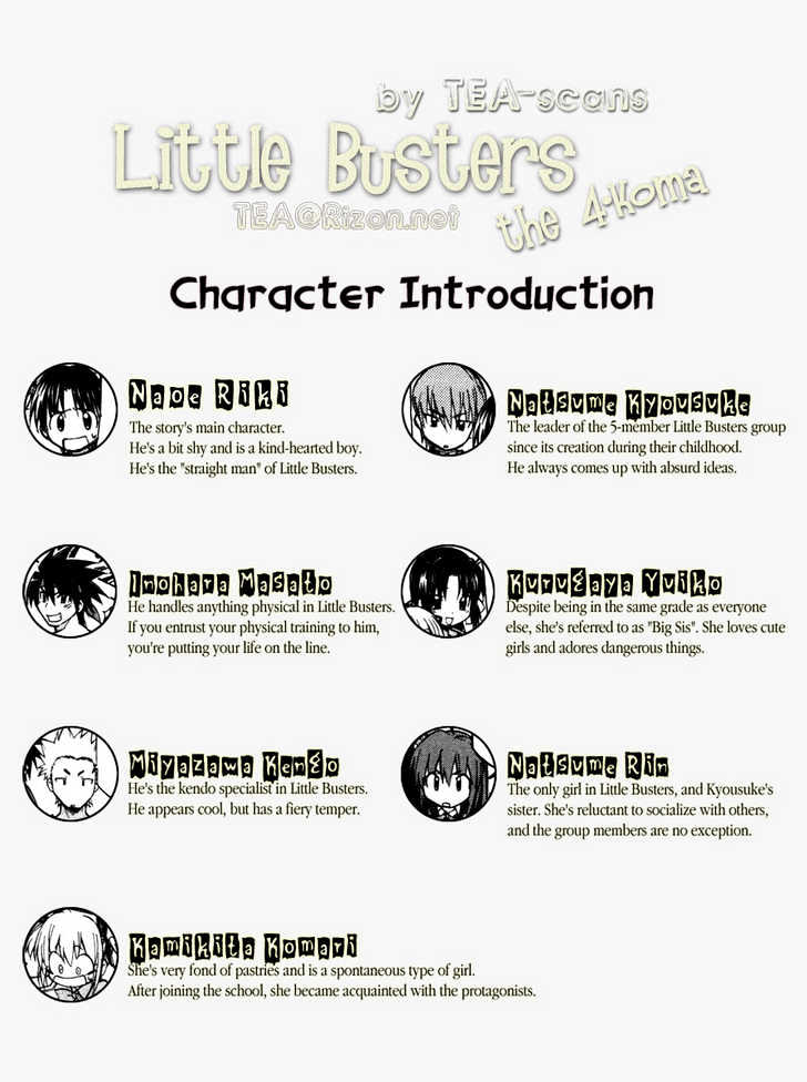 Little Busters! The 4-Koma - Chapter 1 : A New Class