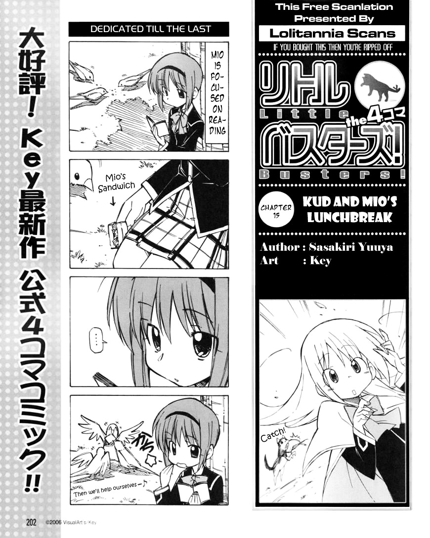 Little Busters! The 4-Koma - Chapter 15 : Kud S And Mio S Lunchbreak