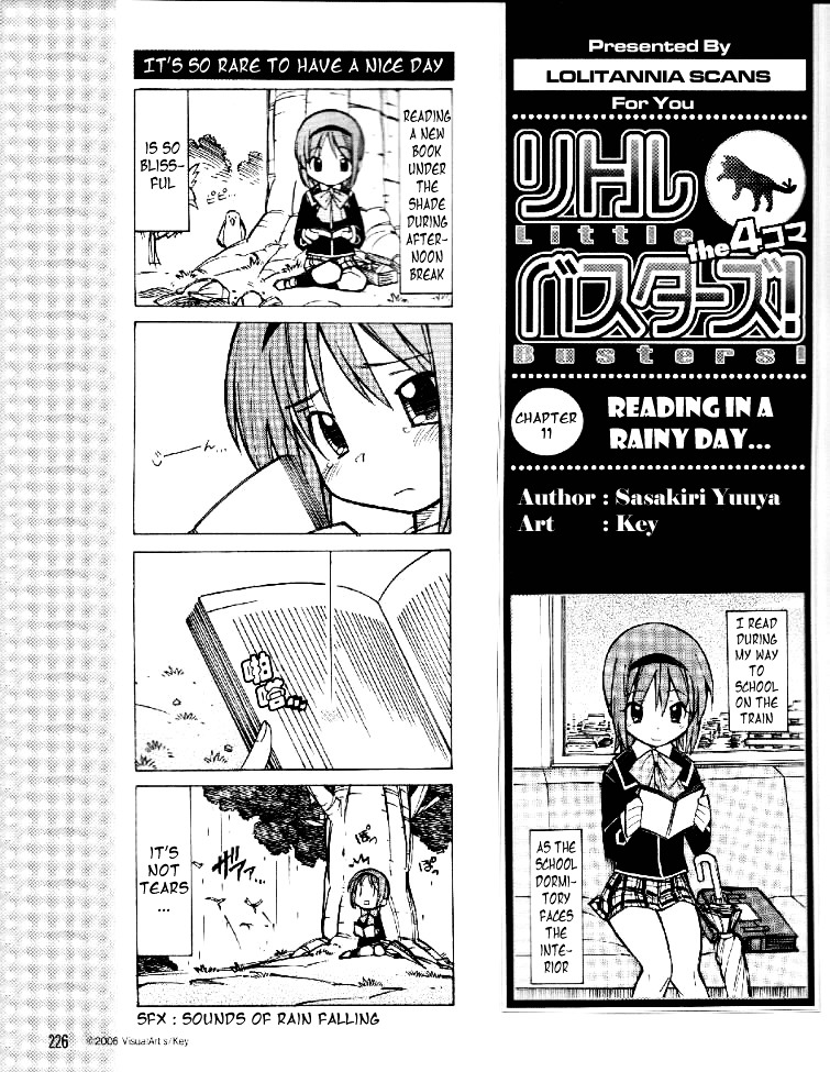 Little Busters! The 4-Koma - Chapter 11 : Reading In A Rainy Day...