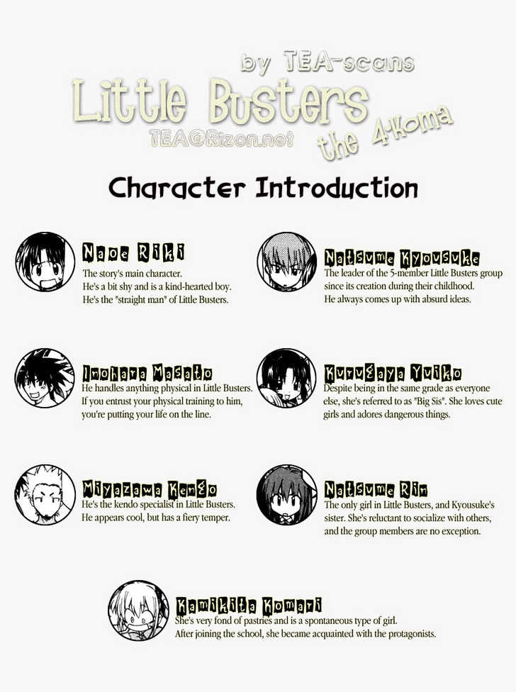 Little Busters! The 4-Koma - Chapter 7 : Komari Comes Forward To Help