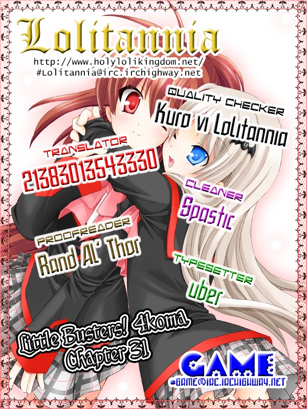 Little Busters! The 4-Koma - Chapter 31 : World Of Kudryavka