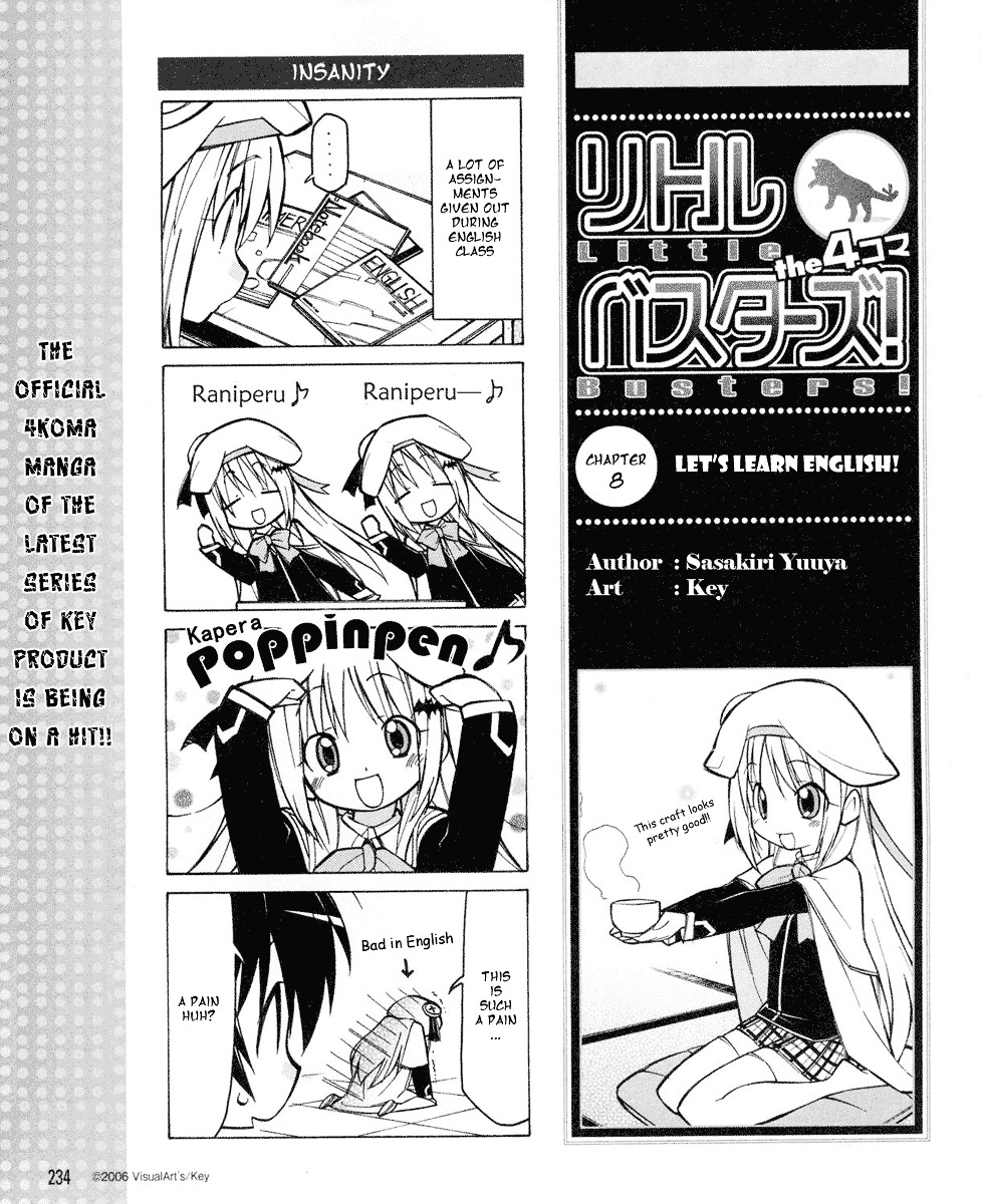 Little Busters! The 4-Koma - Chapter 8 : Let S Learn English!