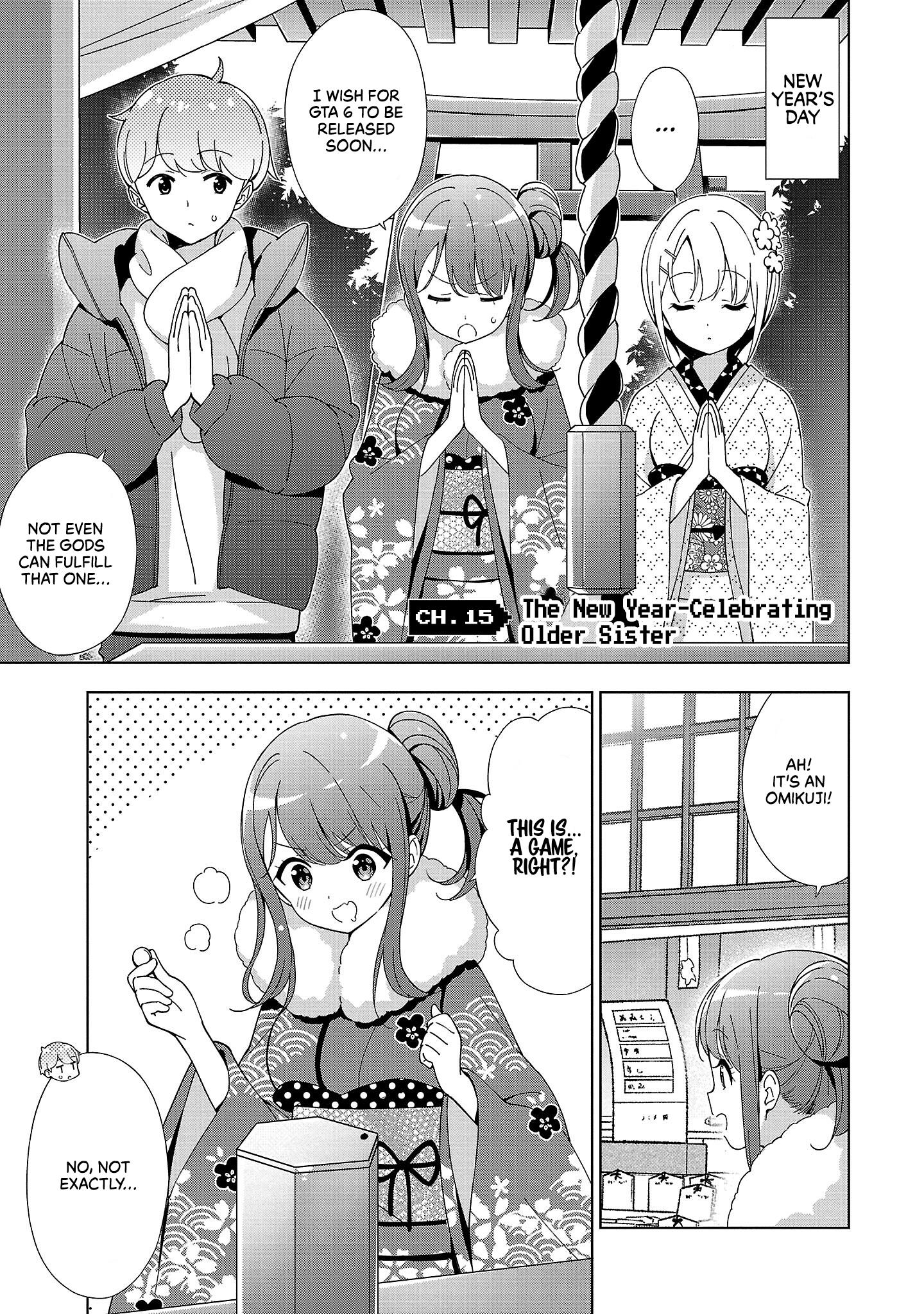 Onee-Chan Wa Game O Suruto Hito Ga Kawaru Onee-Chan - Vol.2 Chapter 15: The New Year-Celebrating Older Sister