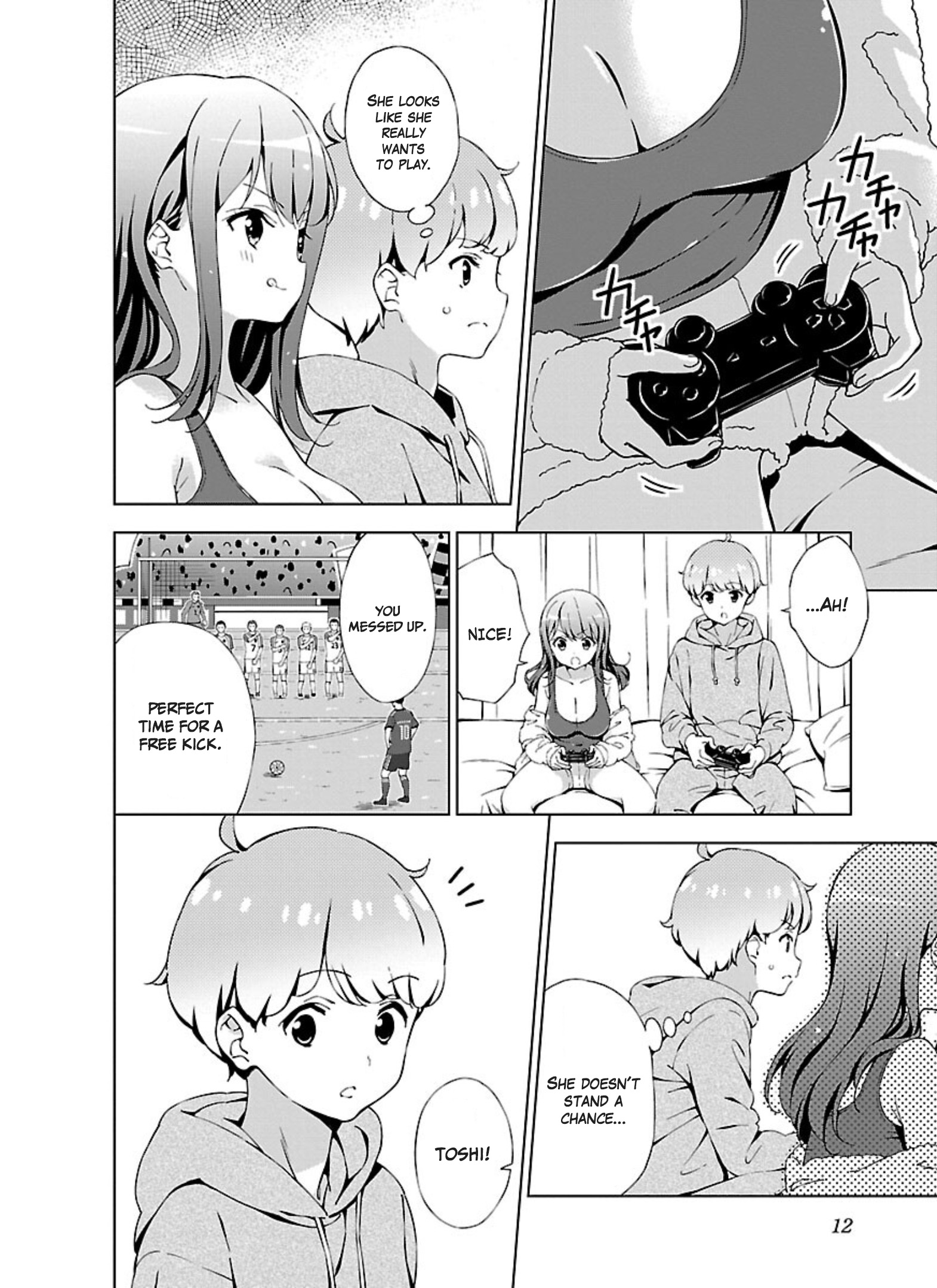 Onee-Chan Wa Game O Suruto Hito Ga Kawaru Onee-Chan - Vol.1 Chapter 1: My Game-Playing Older Sister Plays A Football Game