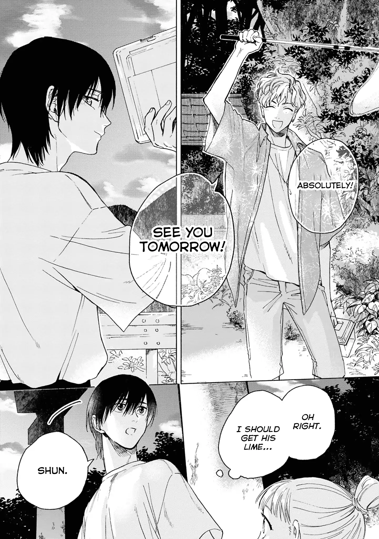 Kanata no Kimi no Te - Vol.1  Chapter 1