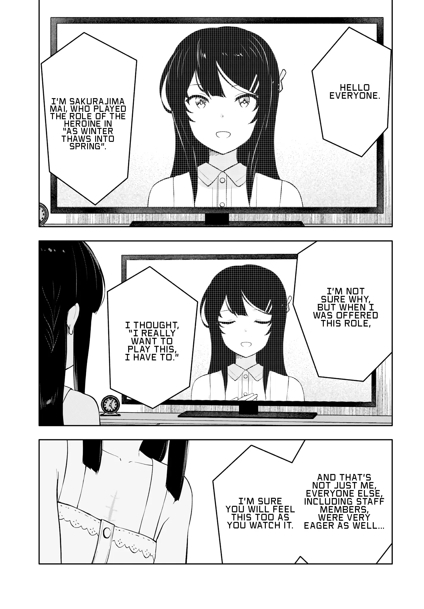 Seishun Buta Yarou Wa Yumemiru Shoujo No Yume Wo Minai - Vol.3 Chapter 15