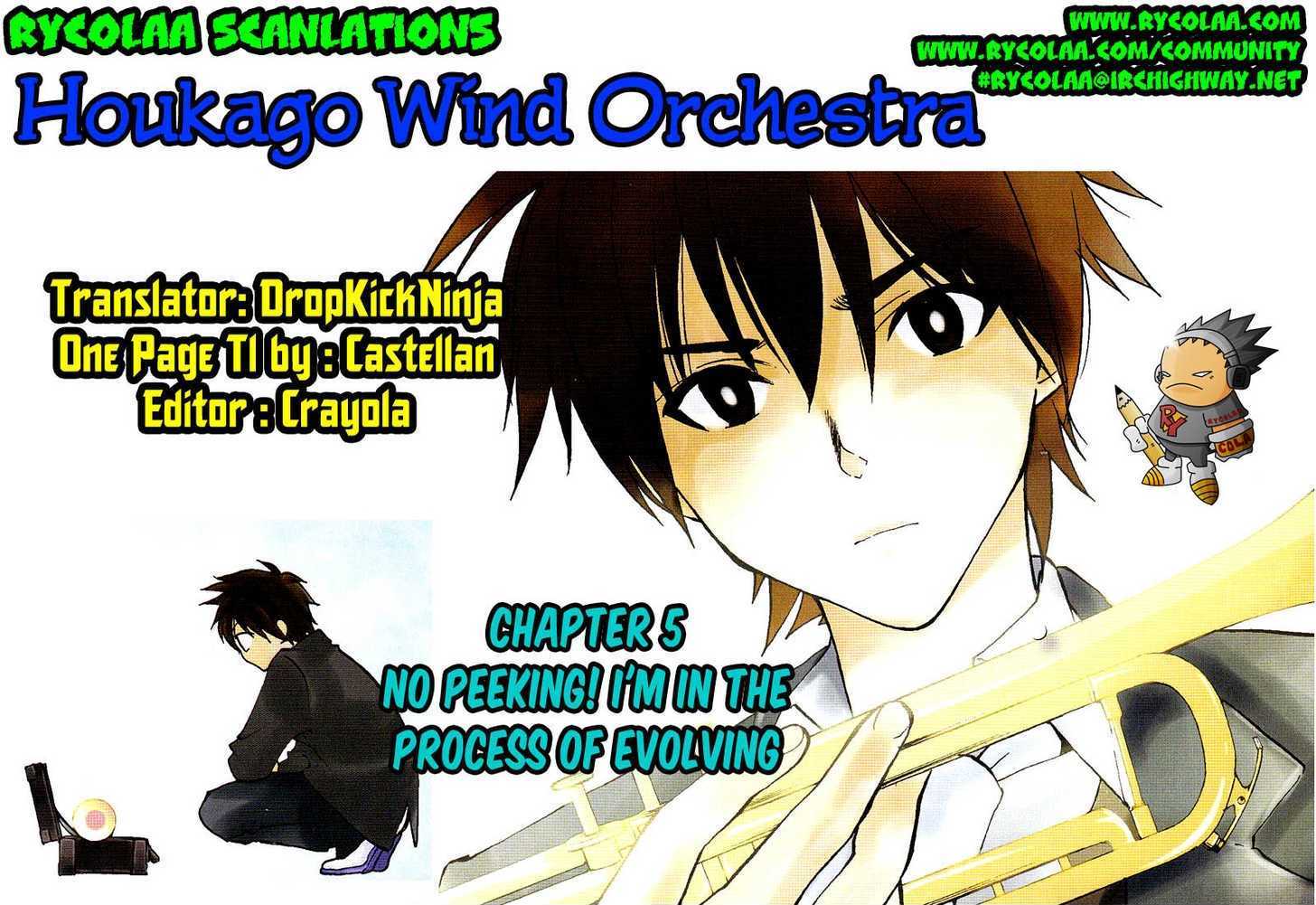 Houkago Wind Orchestra - Vol.2 Chapter 5 : No Peeking! I M In The Process Of Evolving