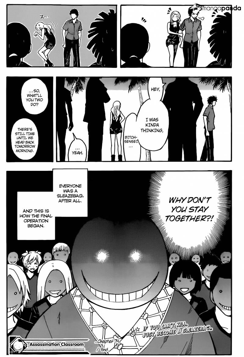 Ansatsu Kyoushitsu - Chapter 74 : Scary Time