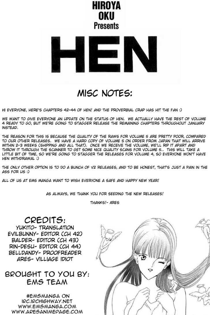 Hen - Vol.4 Chapter 42 : 42 Not That Part  43 Reality Performance  44 Confused