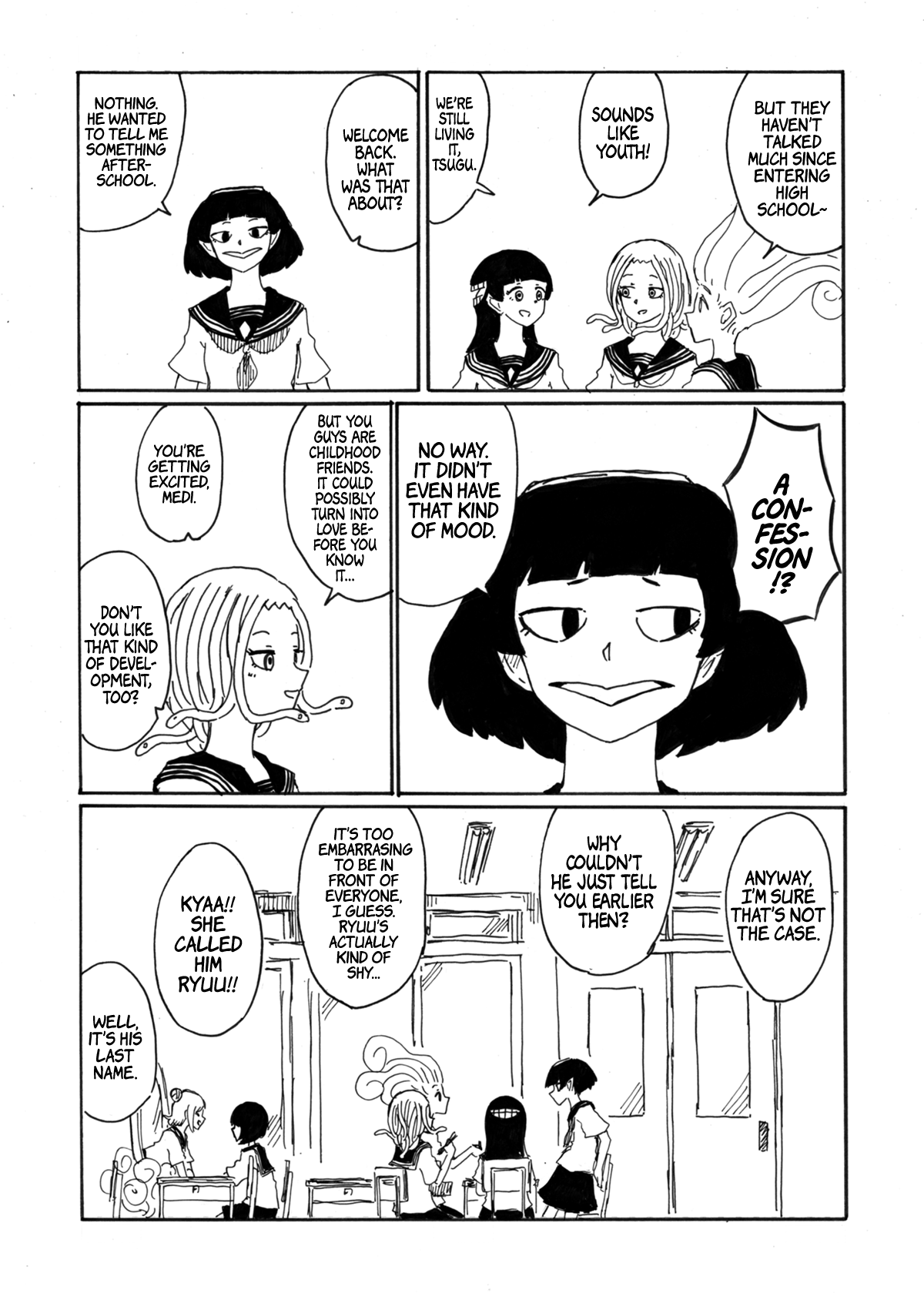 Medusa And Futakuchi-Chan - Vol.2 Chapter 41:  Confession