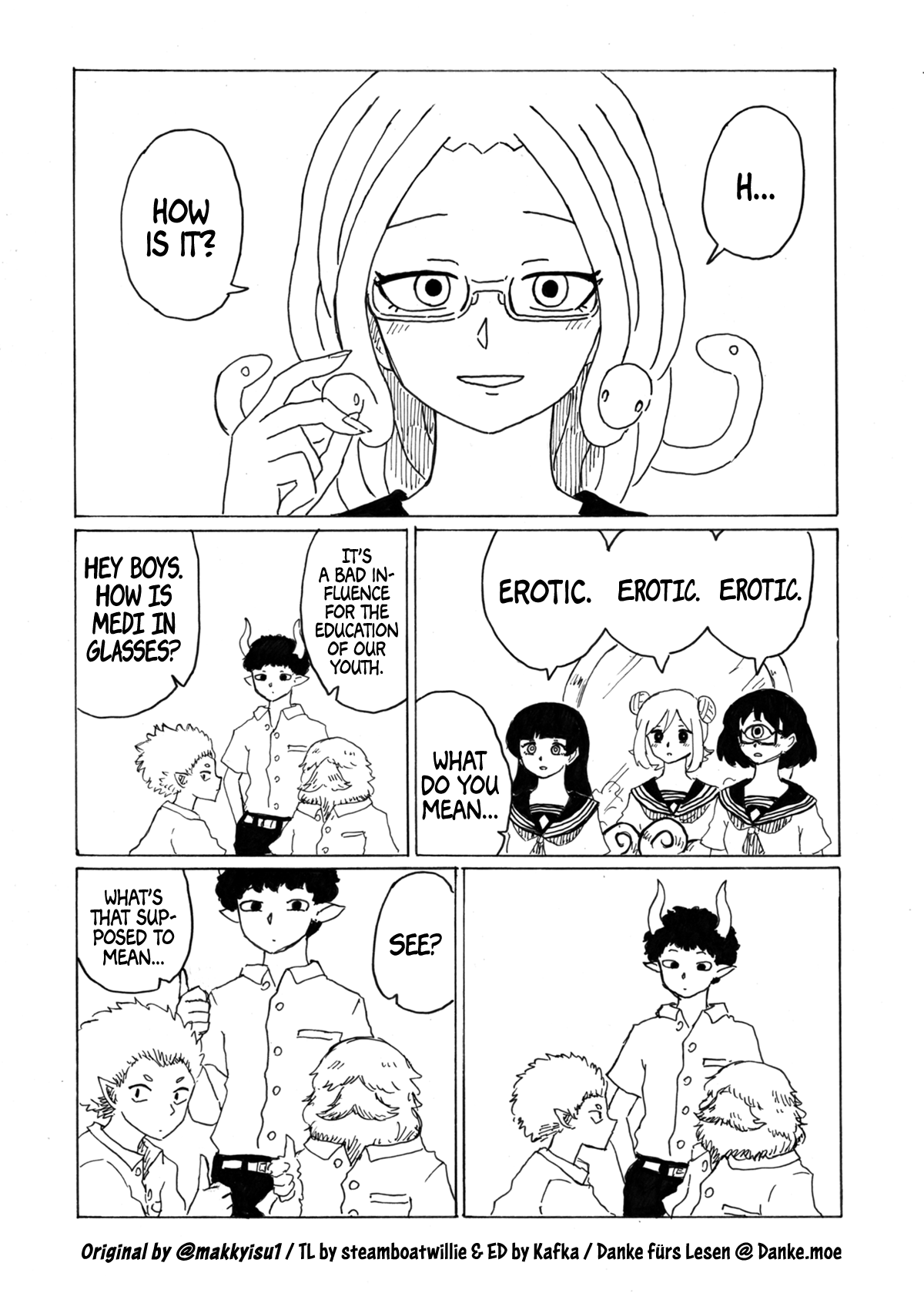 Medusa And Futakuchi-Chan - Vol.1 Chapter 22: Glasses