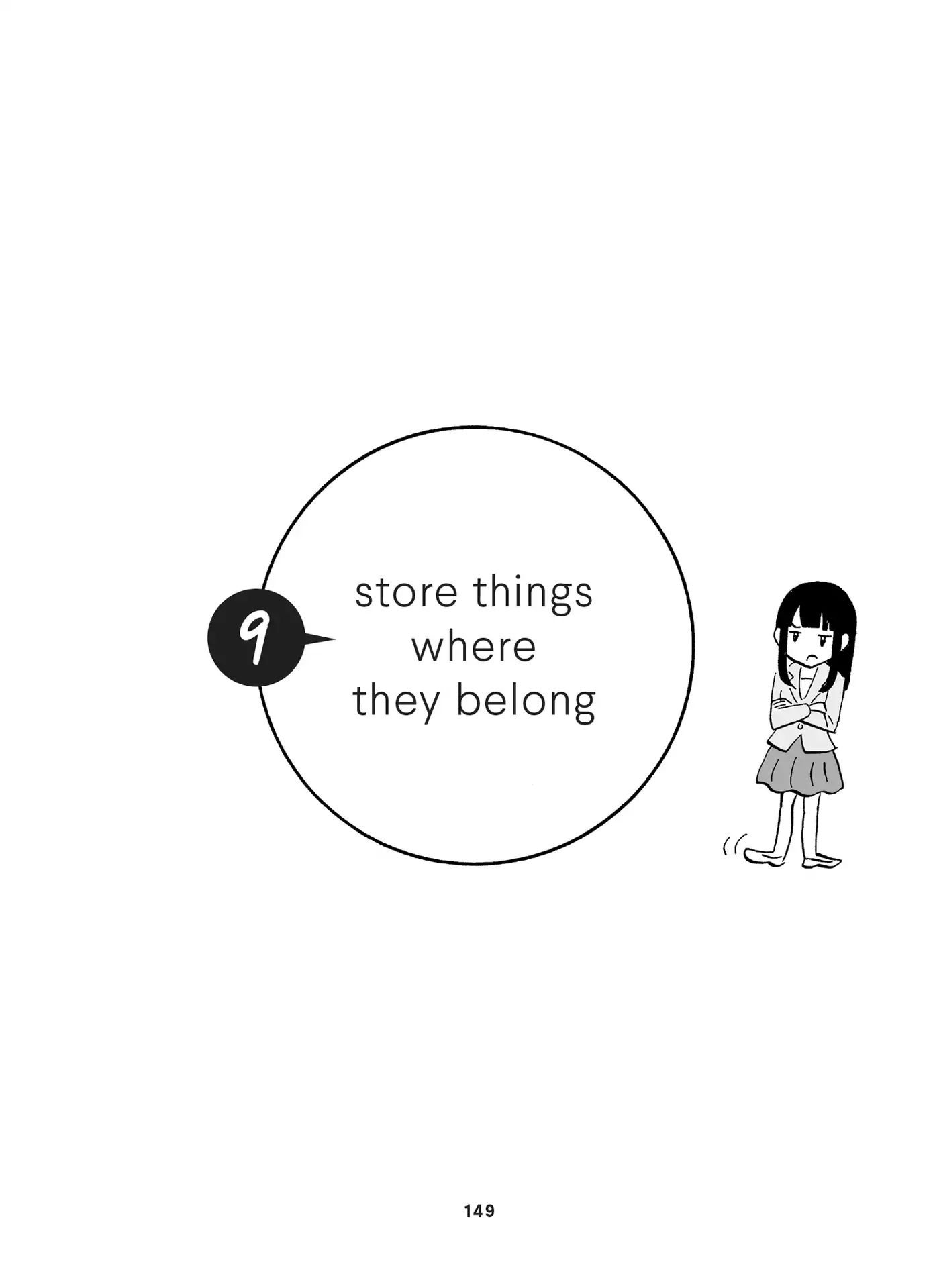 The Life-Changing Manga Of Tidying Up: A Magical Story - Chapter 9: Store Thing Where They Belong