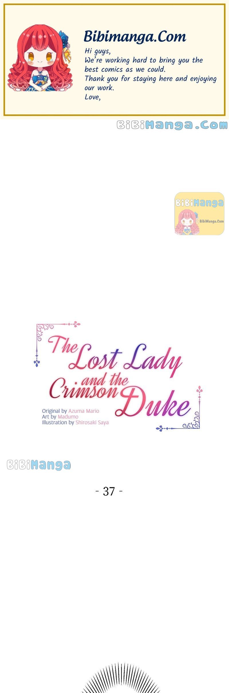 The Lost Lady And The Crimson Duke - Chapter 37