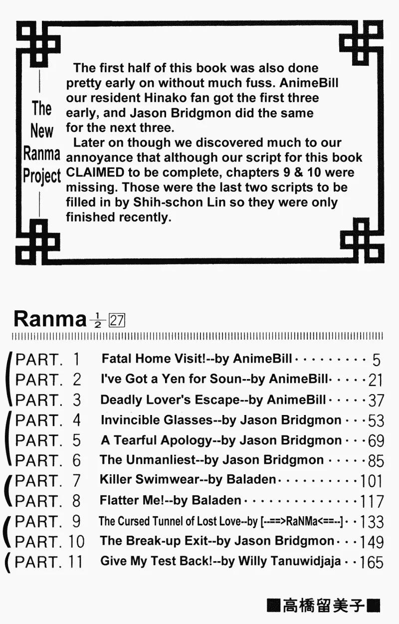 Ranma 1/2 - Chapter 279: Fatal Home Visit!