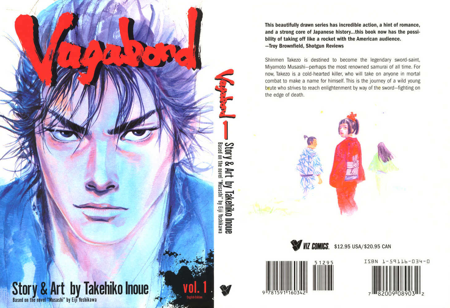 Vagabond - Vol.1 Chapter 1 : Shinmen Takezo