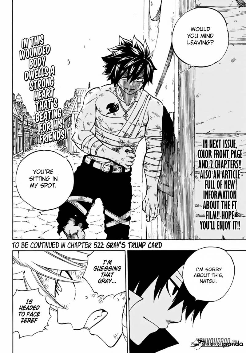 Fairy Tail - Chapter 521 : The Strongest Wizard