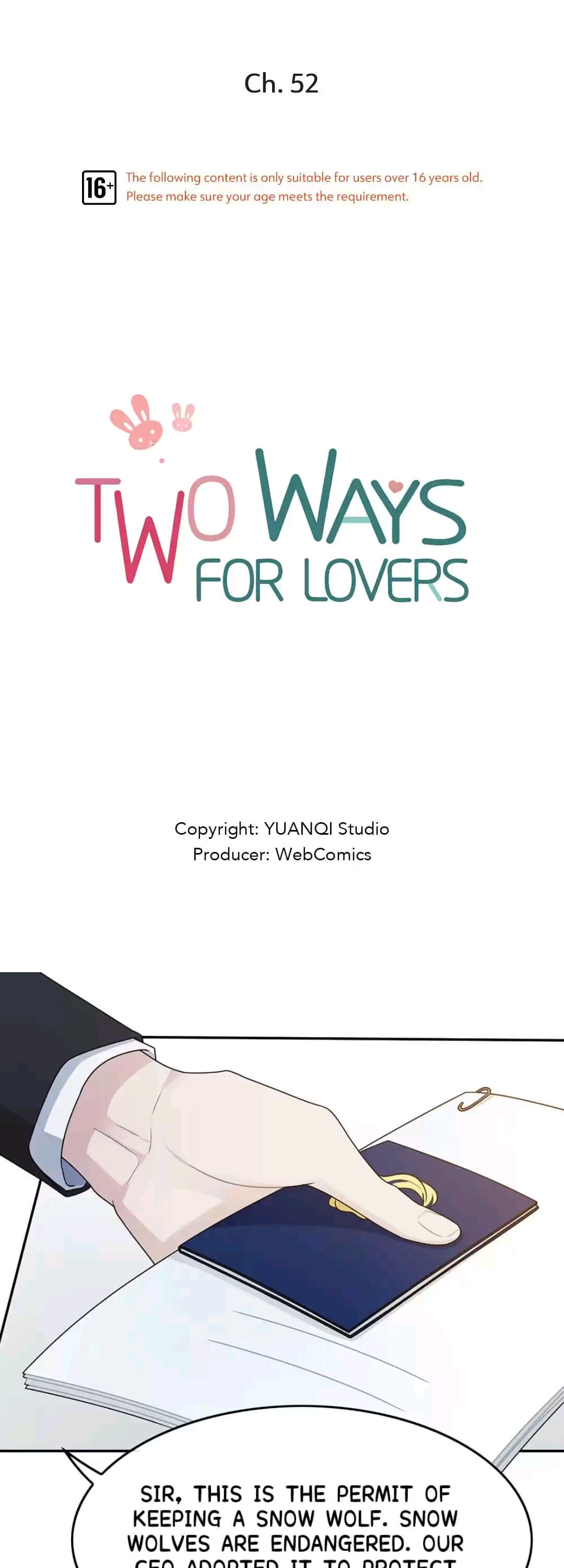 Two Ways For Lovers - Chapter 52