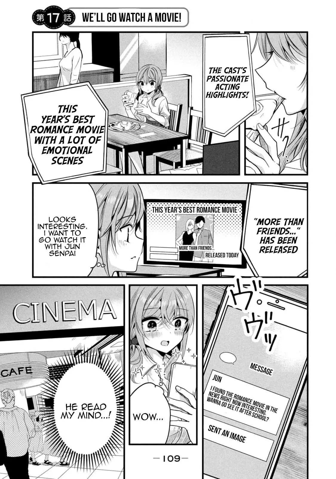 Senpai! I Didn't Do It On Purpose! - Vol.1 Chapter 17: We'll Go Watch A Movie!