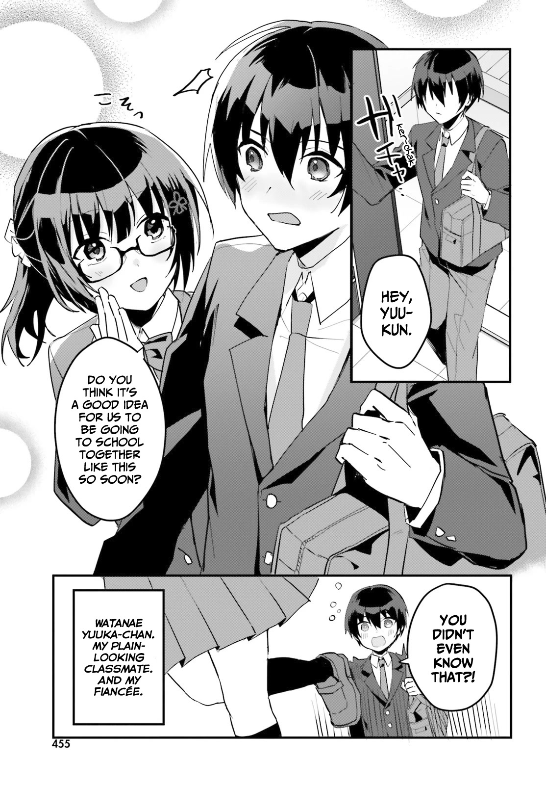 The Plain-Looking Girl, Who Became My Fiancée, Is Only Cute At Home - Chapter 3