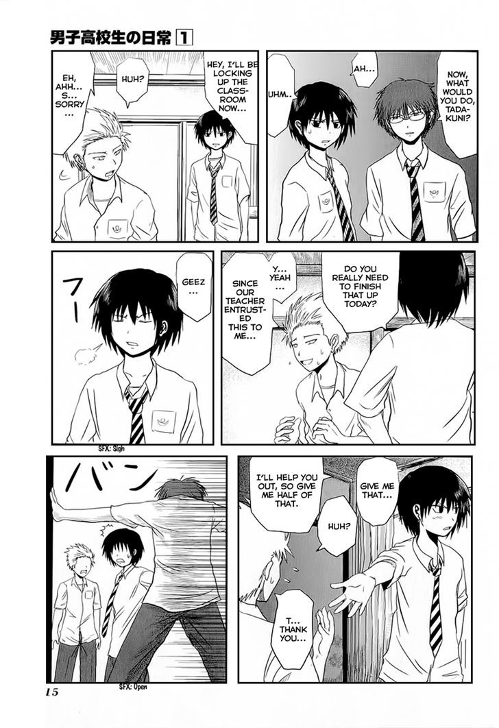 Danshi Koukousei No Nichijou - Vol.1 Chapter 2 : High School Boys And After School