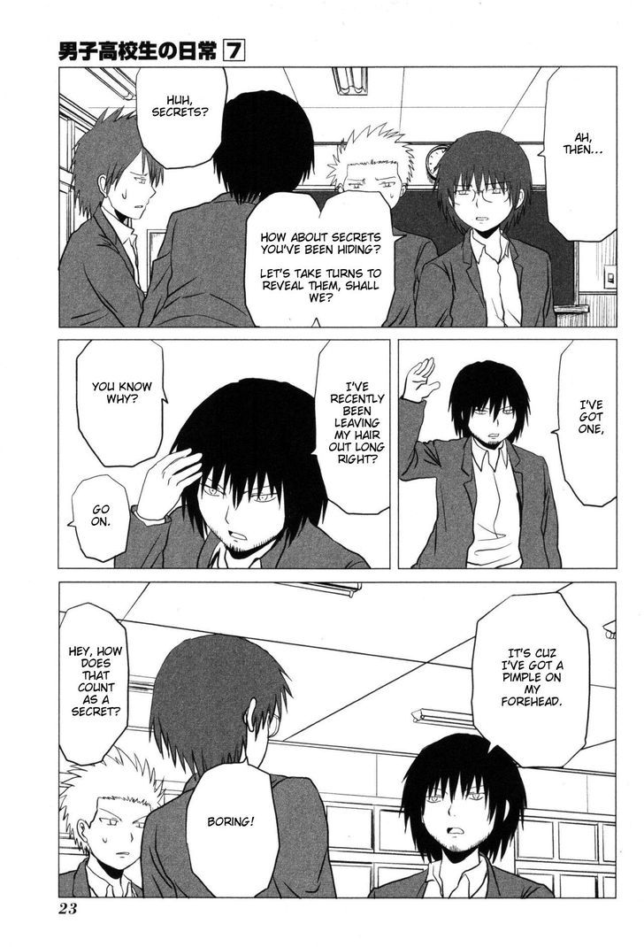 Danshi Koukousei No Nichijou - Vol.7 Chapter 97 : High School Boys & Secrets