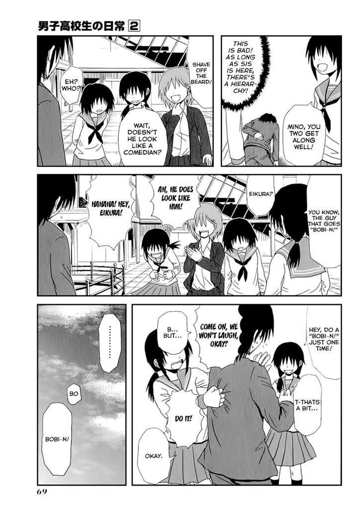 Danshi Koukousei No Nichijou - Vol.2 Chapter 24 : High School Boys And Seniority