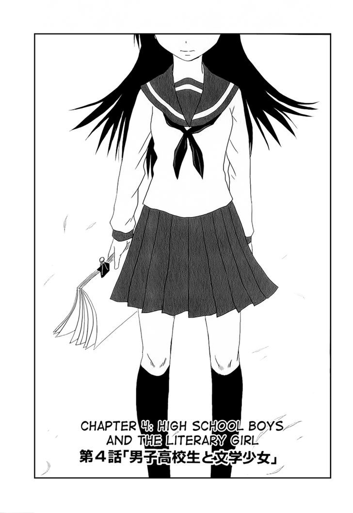 Danshi Koukousei No Nichijou - Vol.1 Chapter 4 : High School Boys And The Literary Girl