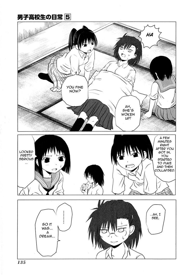 Danshi Koukousei No Nichijou - Vol.5 Chapter 81.4 : Endurance