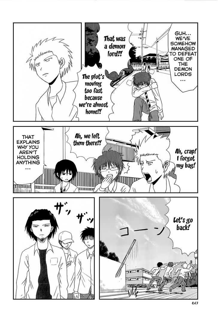 Danshi Koukousei No Nichijou - Vol.1 Chapter 6 : High School Boys And The Mourning Journey