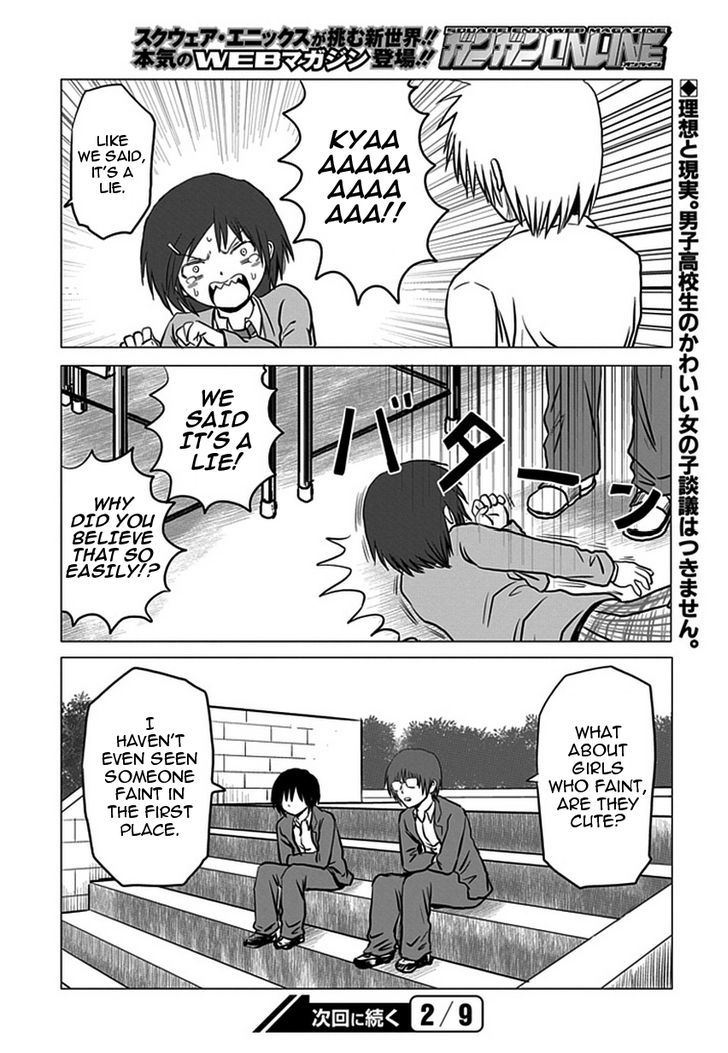 Danshi Koukousei No Nichijou - Vol.6 Chapter 90 : High School Boys & Hiccups