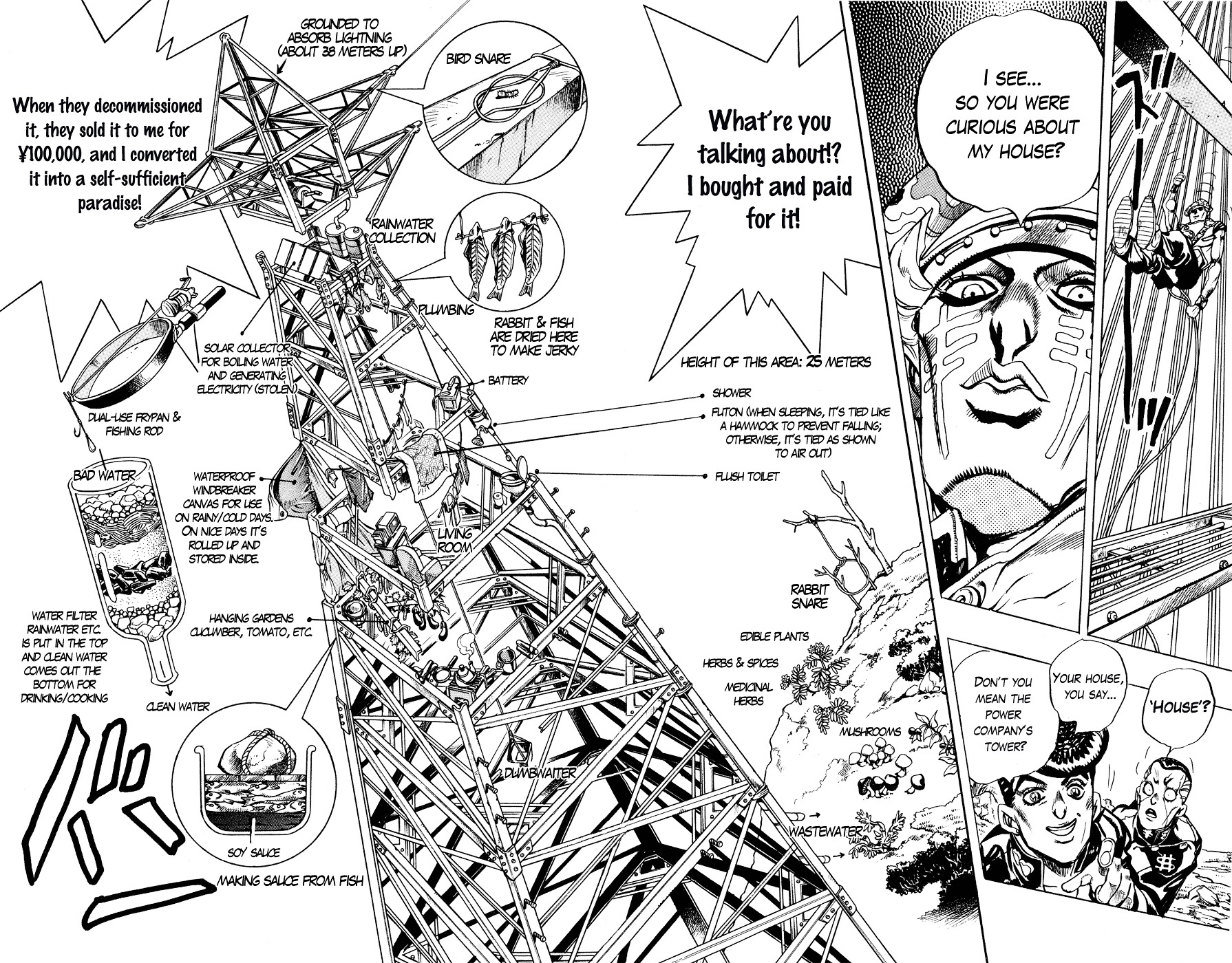 Diamond Wa Kudakenai - Vol.43 Chapter 399 : Who Wants To Live On A Transmission Tower? Part 2