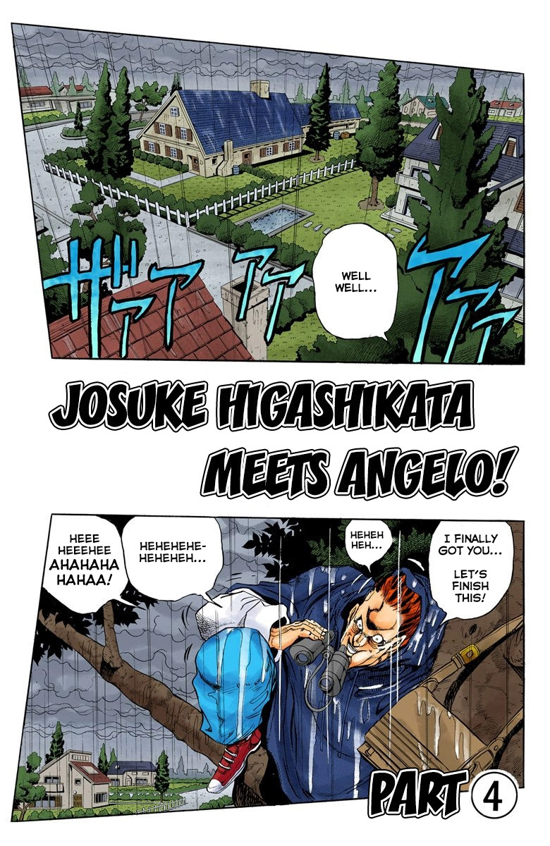 Diamond Wa Kudakenai - Vol.1 Chapter 7: Josuke Higashikata Meets Angelo! - Part 4