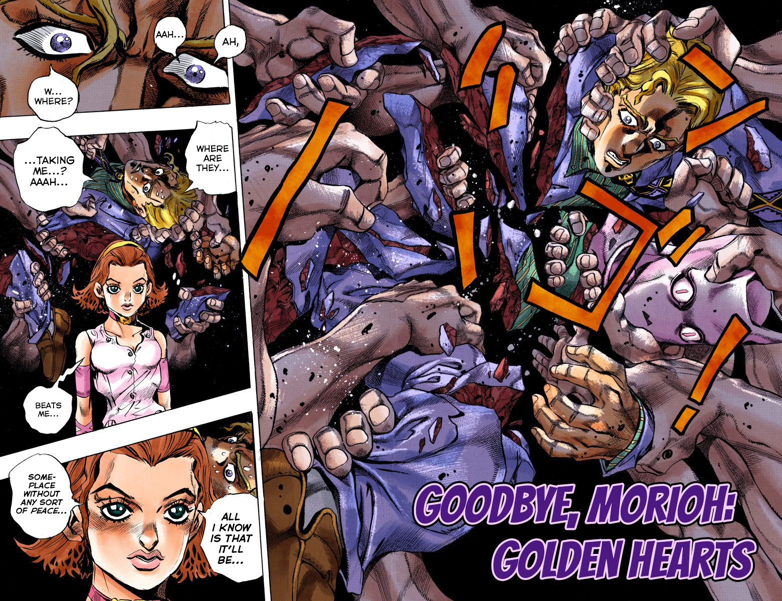 Diamond Wa Kudakenai - Vol.18 Chapter 174: Goodbye, Morioh- Golden Hearts